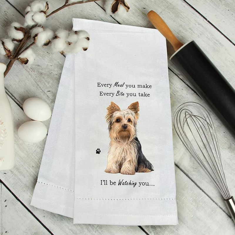 Yorkie Kitchen Towel